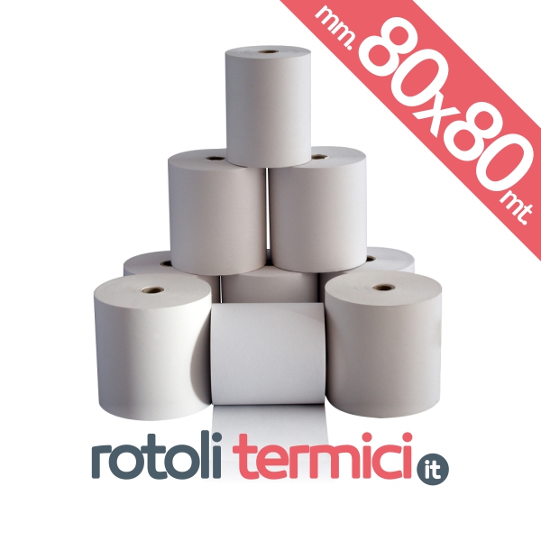 Rotoli Carta Termica 80x80