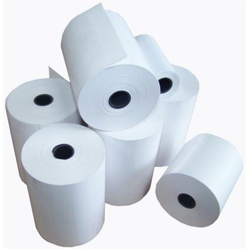 100 Rotoli Termici mm 60×60 Metri Carta di Alta Qualita’ – Registratori di Cassa